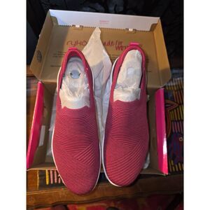 Ryka Women’s Slip On Knit Sneakers Pink Comfort Walking Shoes Size 9 EU40